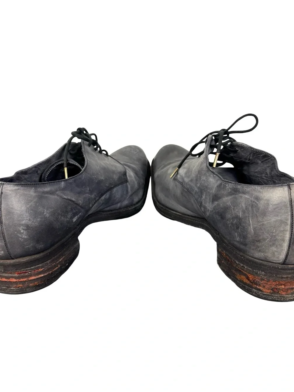 A Diciannoveventitre A1923 Derby Shoes SS6 Horse Leather Oiled (Grigio) Gray 45